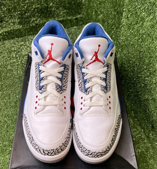 Nike Air Jordan 3 True Blue 2011 136064-104 OG I Retro White