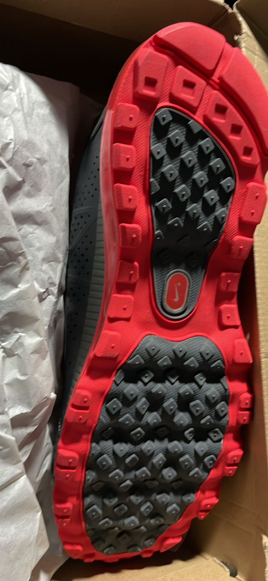 Nike Air Max 2011 Leather Dark Grey Action Red White 456325-101