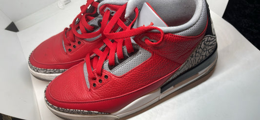Nike Air Jordan 3 III Retro SE Unite Fire Red/Cement Grey/Black Men’s