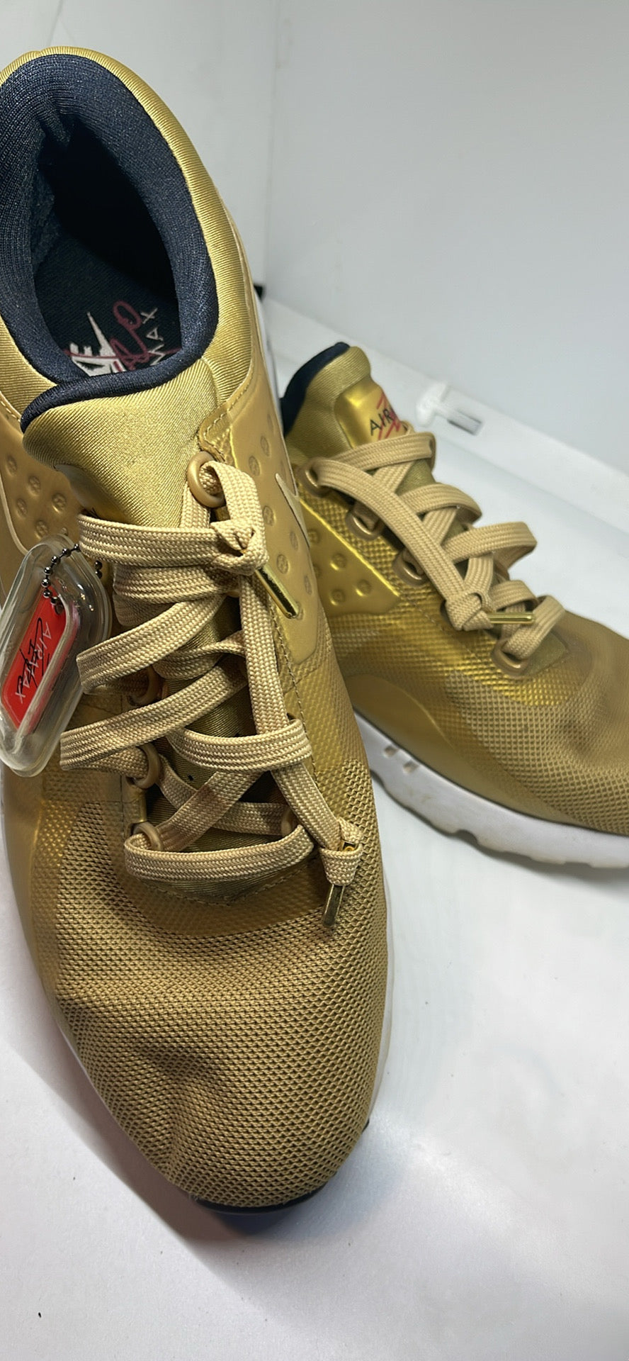 Nike Air Max Zero QS 'Metallic Gold' Men's Red/White 789695-700