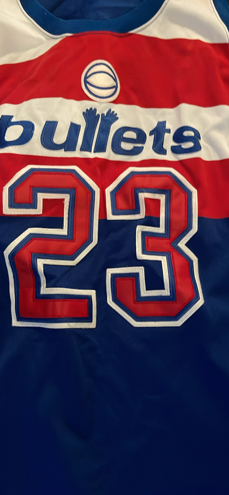 Vintage Mitchell & Ness Hardwood Classics Bullets Michael Jordan 23 Jersey