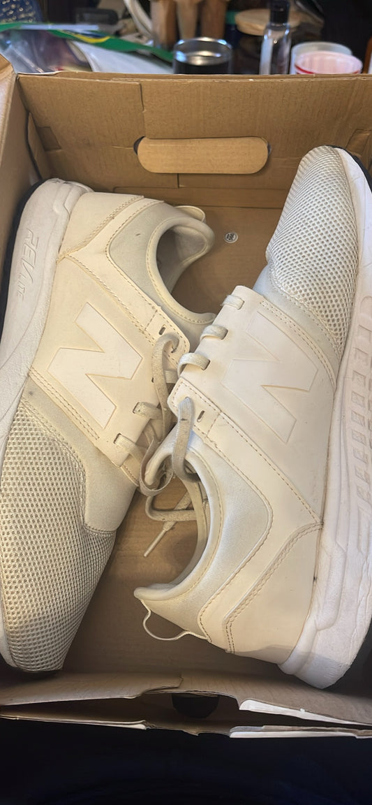 New Balance 247 Shoes Mens Rev Lite Sneakers MRL247AW White Cream Mesh Low