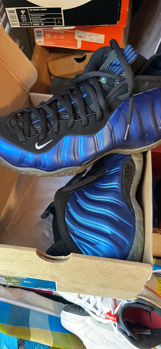 Nike Air Foamposite One Royal Blue Black 2011 314996-500 Mens