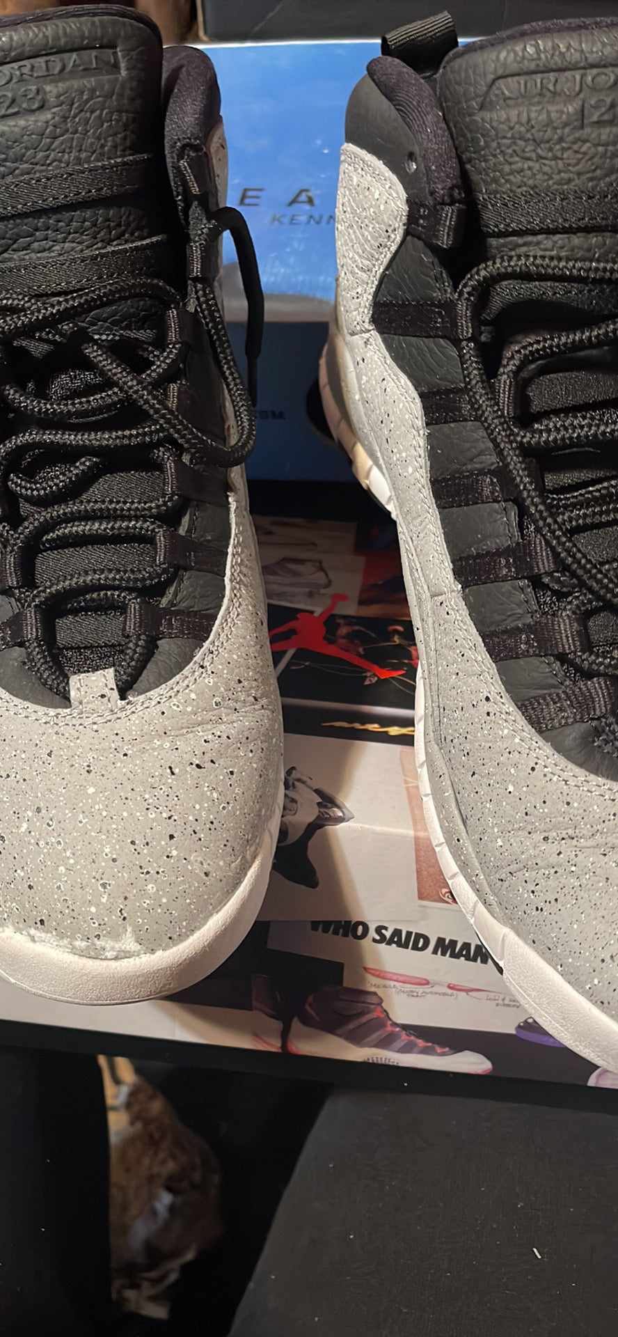 Nike Air Jordan 10 Retro Light Smoke Size 9.5 310805–062 OG X Grey Black