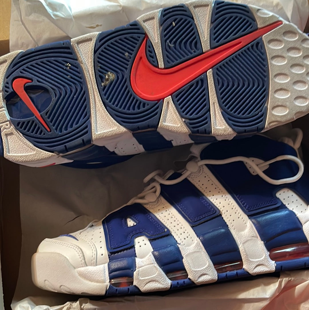 Nike Air More Uptempo Knicks Blue Orange 2017 921948 101