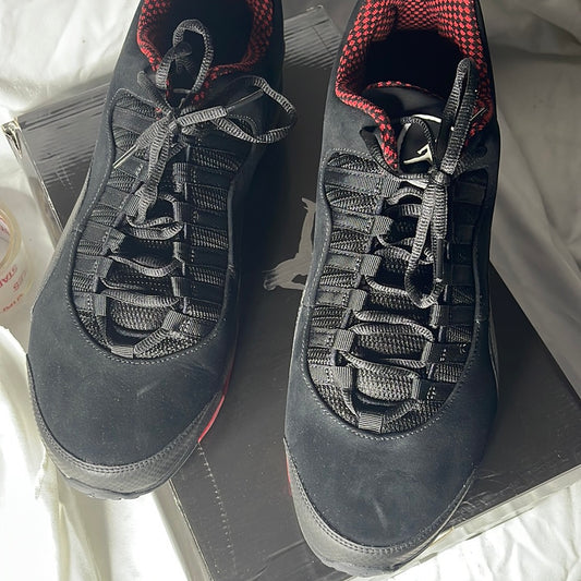 2012 Air Jordan CMFT Air Max 10 LTR BLACK/ WHITE RED VARSITY