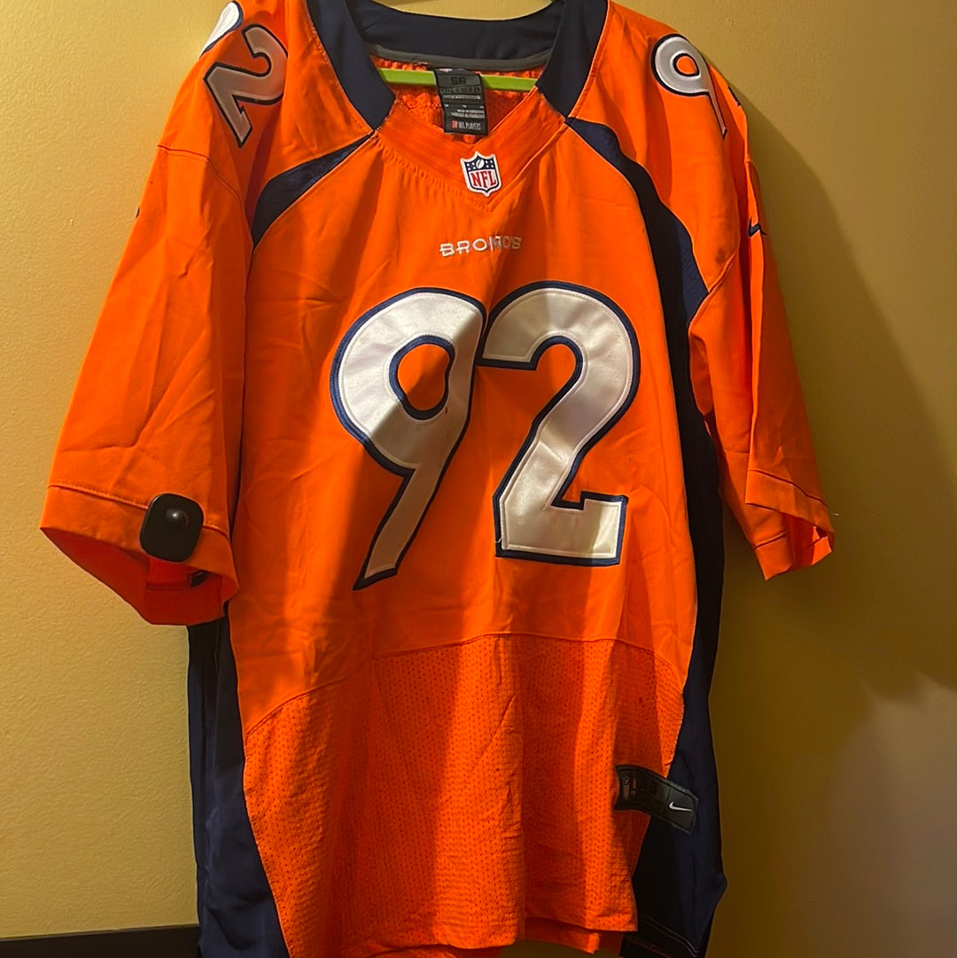 Reebok NFL Equipment #92 Broncos Jersey Elvis Dumervil