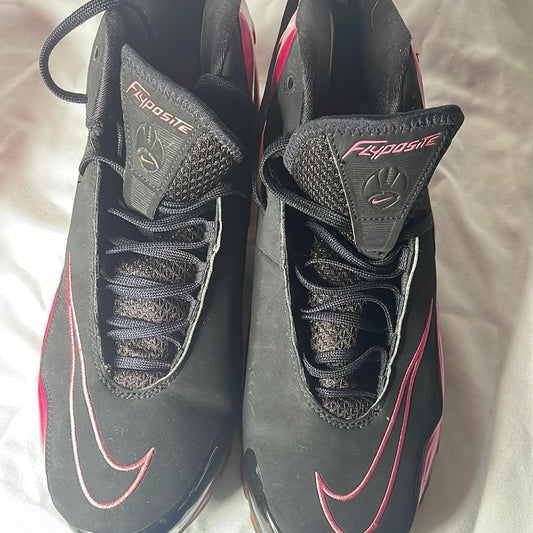 2012 NIKE AIR MAX FLYPOSITE BREAST CANCER BLACK VIVID PINK 536850 600