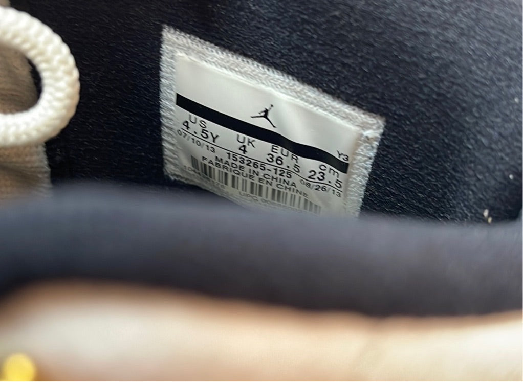 Nike Air Jordan Retro 12 XII Taxi Black White Gold 153265-125 Playoff XI