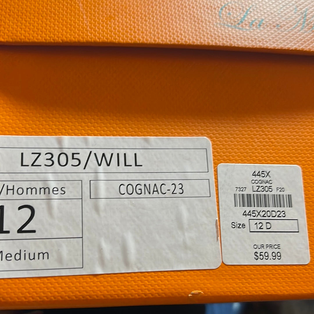 La Milano Cognac Mens Shoes