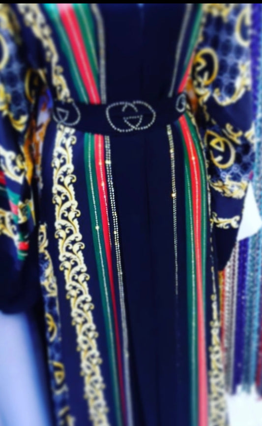 Kaftan Farasha Caftan Long Maxi Dress Abaya Jalabiya