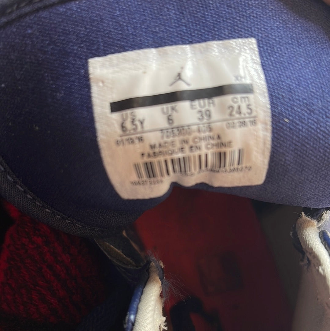 Nike Air Jordan 1 Retro High GS Midnight Navy Athletic Shoes 705300-405