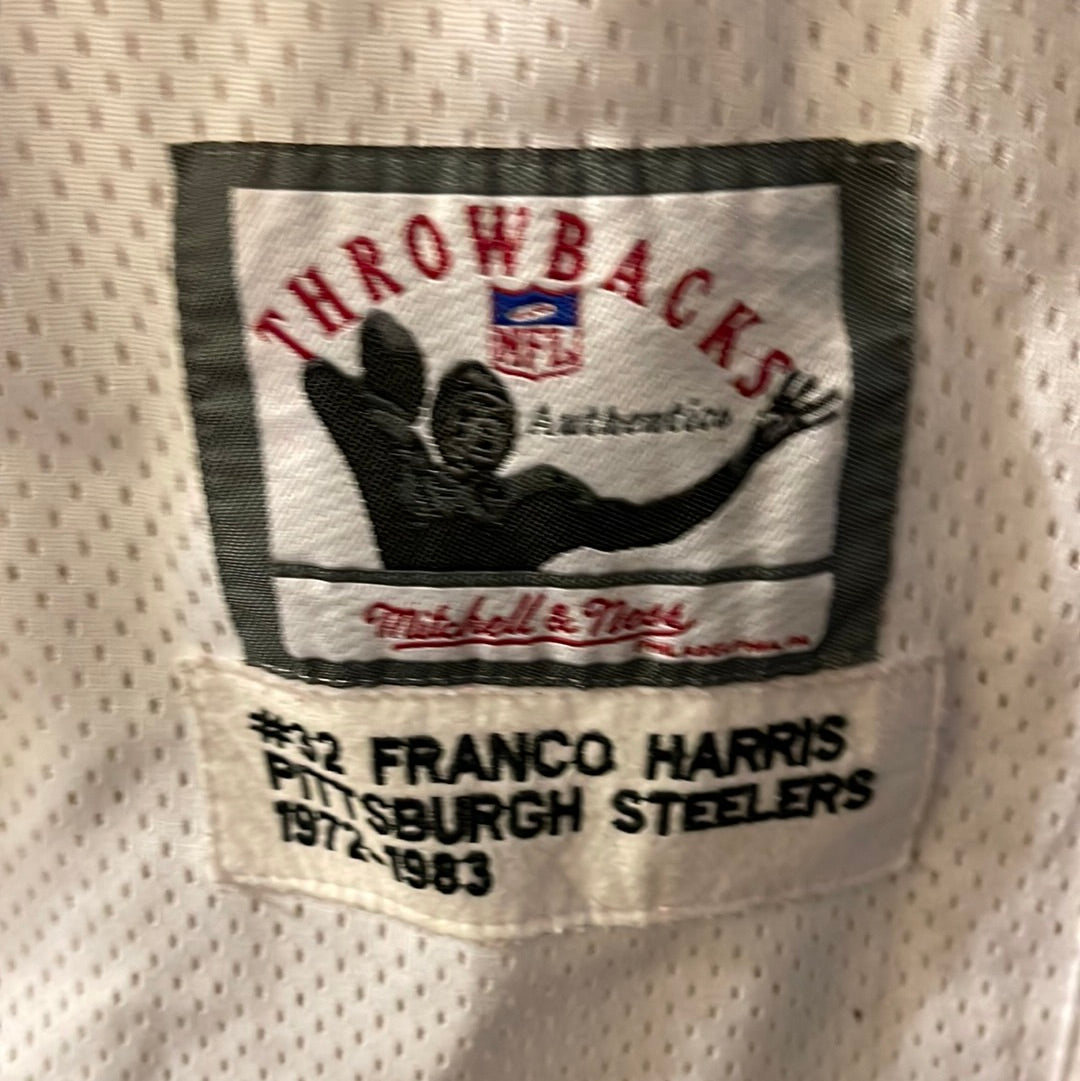 Mitchell & Ness 1975 Franco Harris #32 Pittsburgh Steelers throwback Jersey sz54