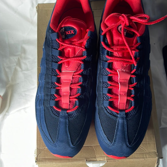 Nike Air Max 95 Obsidian Obsidian Blue/Action Red 609048 400