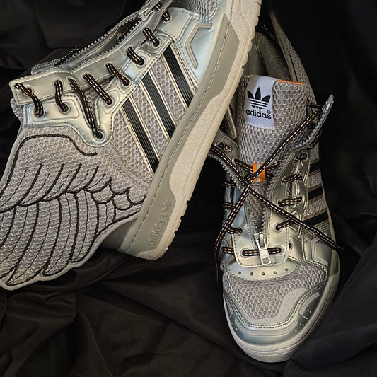 Adidas Jeremy Scott Wings 2.0 NASA JS Obyo Sneakers Silver Shoes mens G61109