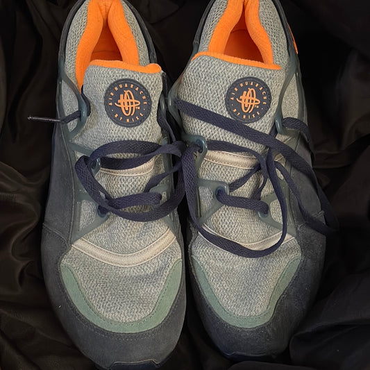 Mens Nike Air Huarache Light Blue Citrus 306127 402