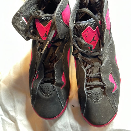 Nike Air Jordan True Flight GS 342774 006 Black Pink Fuchsia Shoes