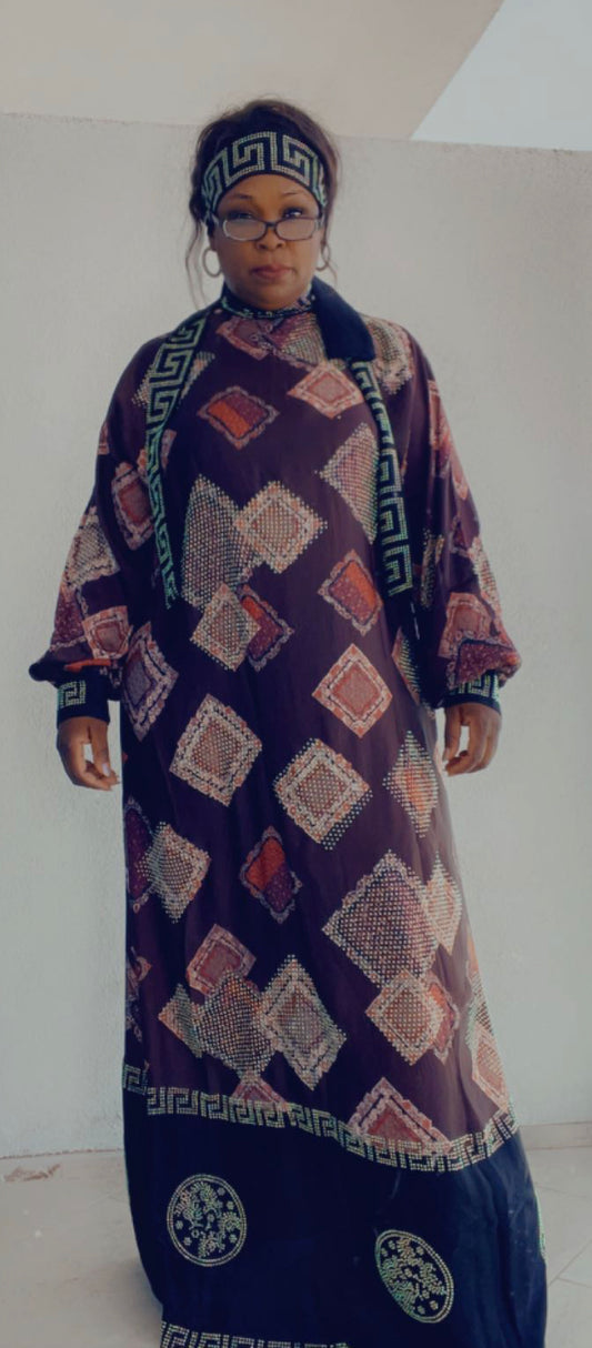 Kaftan Farasha Caftan Long Maxi Dress Abaya Jalabiya