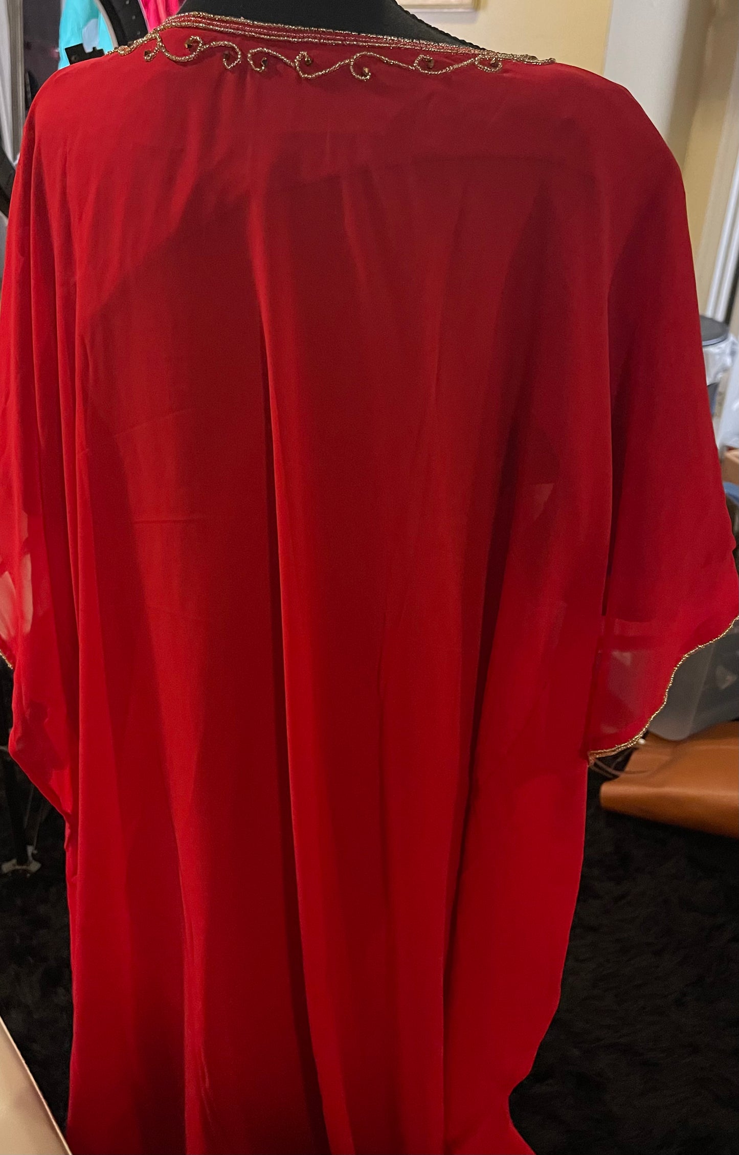 Kaftan Farasha Caftan Long Maxi Dress Abaya Jalabiya