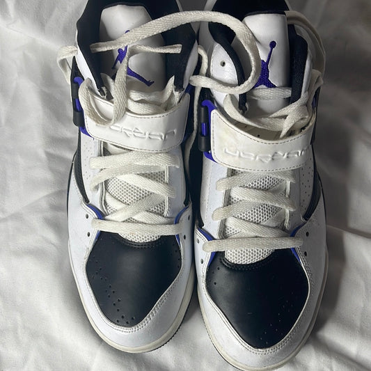 Jordan Flight 45 White Dark Concord Black Shoes 644846-108