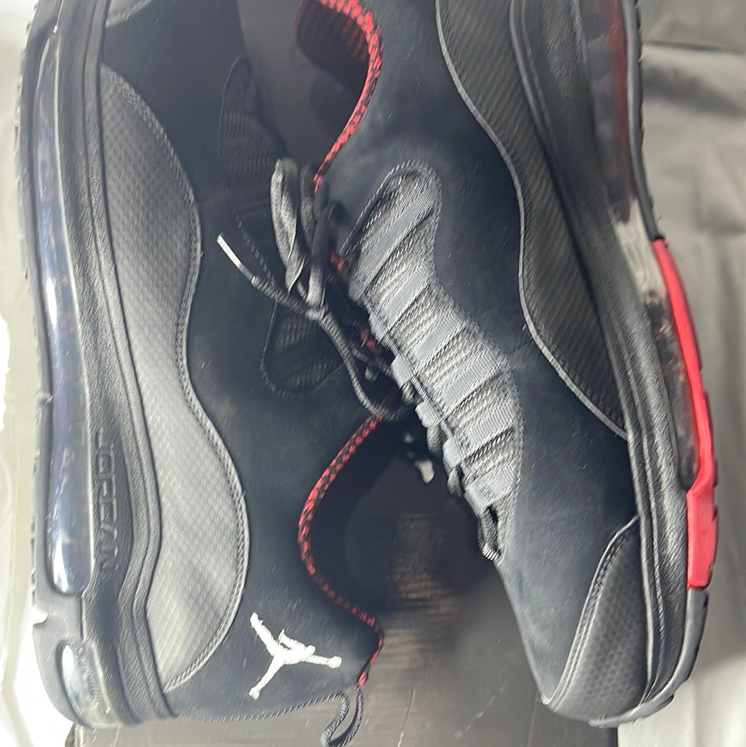 2012 Air Jordan CMFT Air Max 10 LTR BLACK/ WHITE RED VARSITY