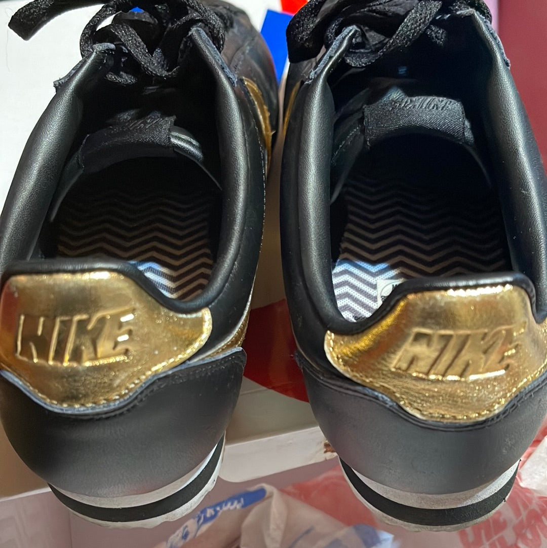 Nike Classic Cortez XLV Black/Gold - 902801-002 RARE CORTEZ OG ALL 🔥
