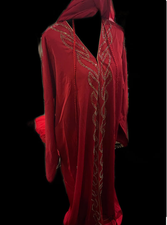 Kaftan Farasha Caftan Long Maxi Dress Abaya Jalabiya