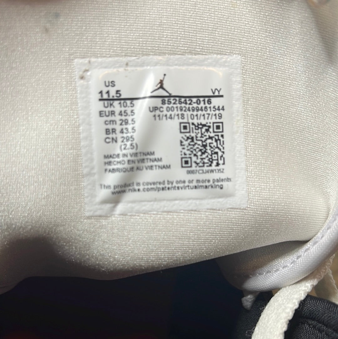 Men's Nike Air Jordan 1 Mid SE Retro Destroy The Game Black White 852542 016