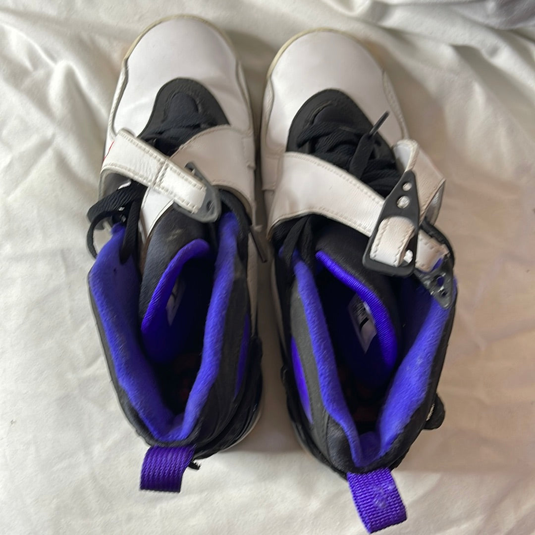 Nike Air Jordan 8 Retro White Black Purple 305368 142
