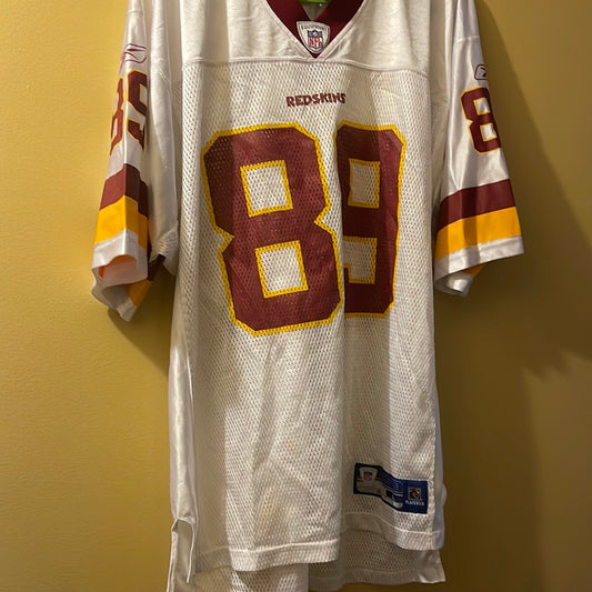 WASHINGTON REDSKINS SATANA MOSS # 89 FOOTBALL JERSEY