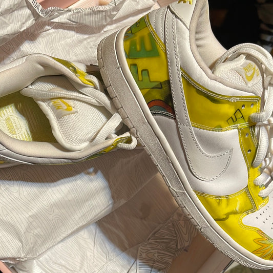 Nike Dunk Low Pro SB 'De La Soul' 304292 171 WHITE/YELLOW (2005)