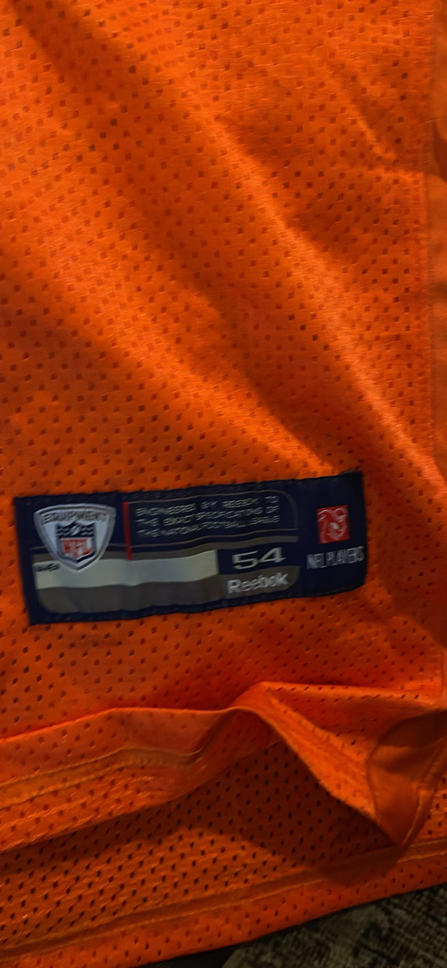 Brian Urlacher Signed Super Bowl XLI Chicago Bears Jersey