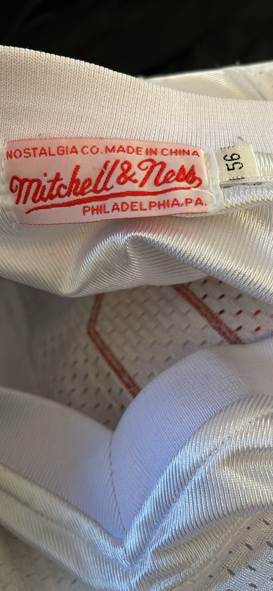 Mitchell Ness San Fran 49ers Jerry Rice #80 Throwback Jersey White Long Sleeve