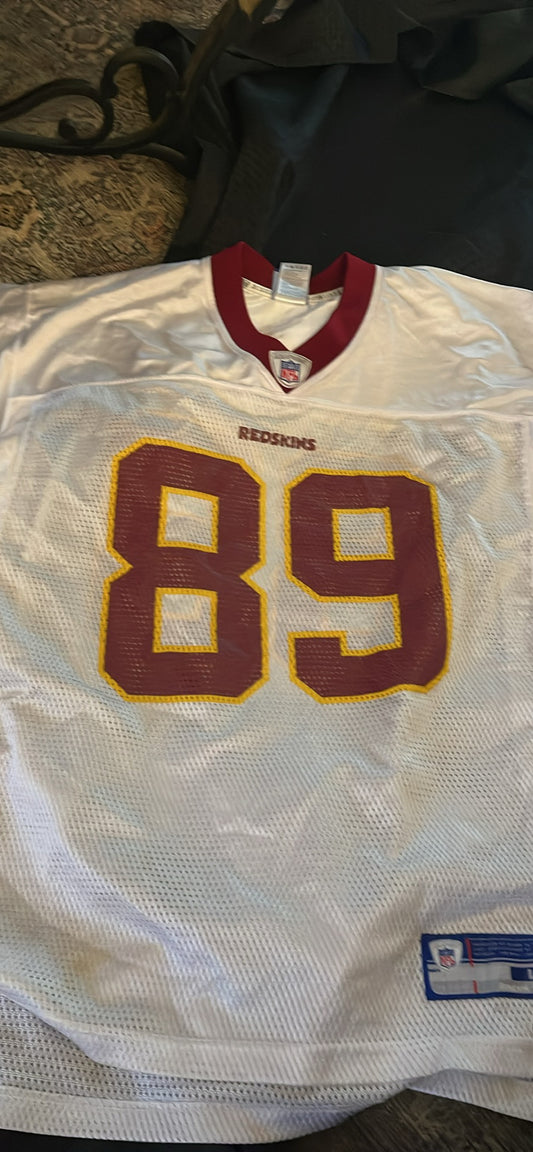 Vintage LE Reebok NFL Washington Redskins Santana Moss #89 Jersey Mens