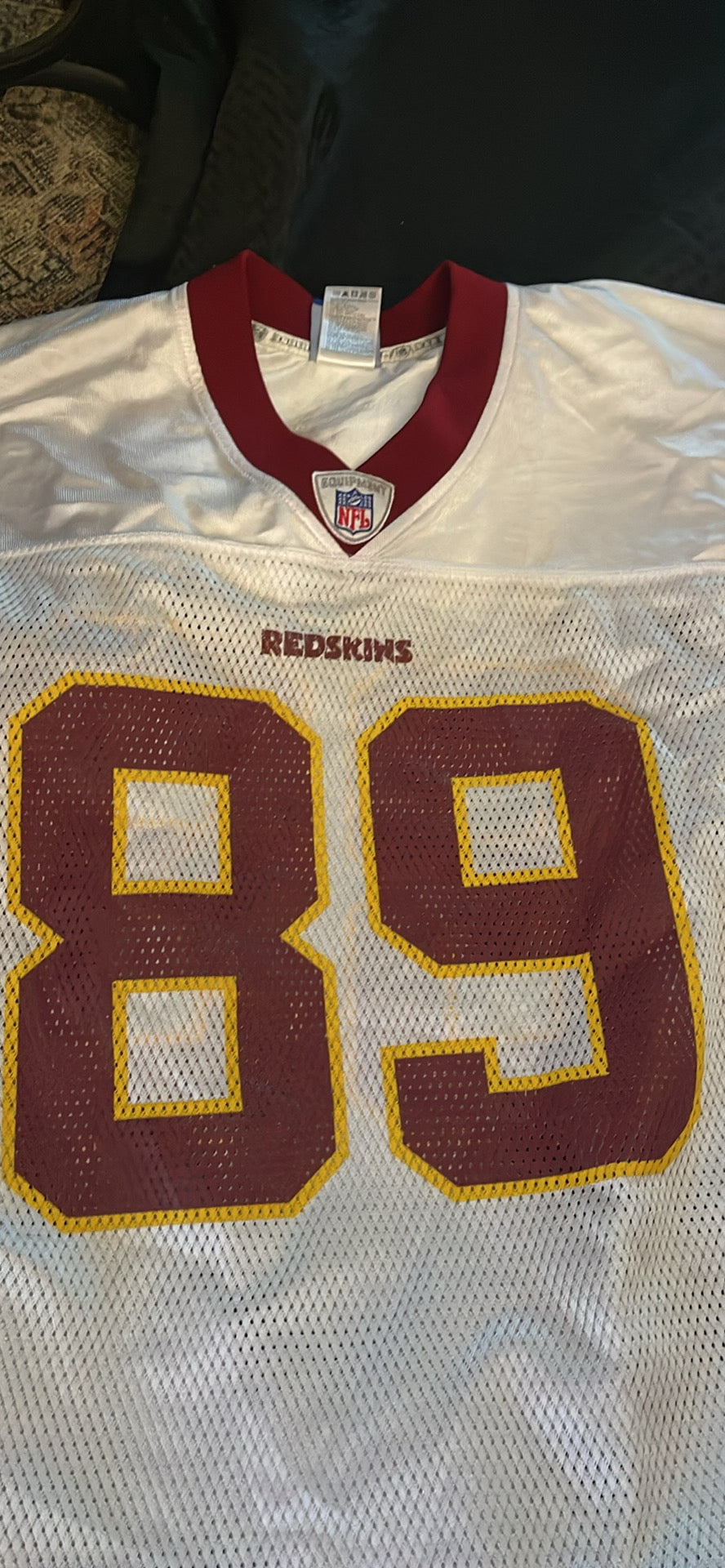 Vintage LE Reebok NFL Washington Redskins Santana Moss #89 Jersey Mens