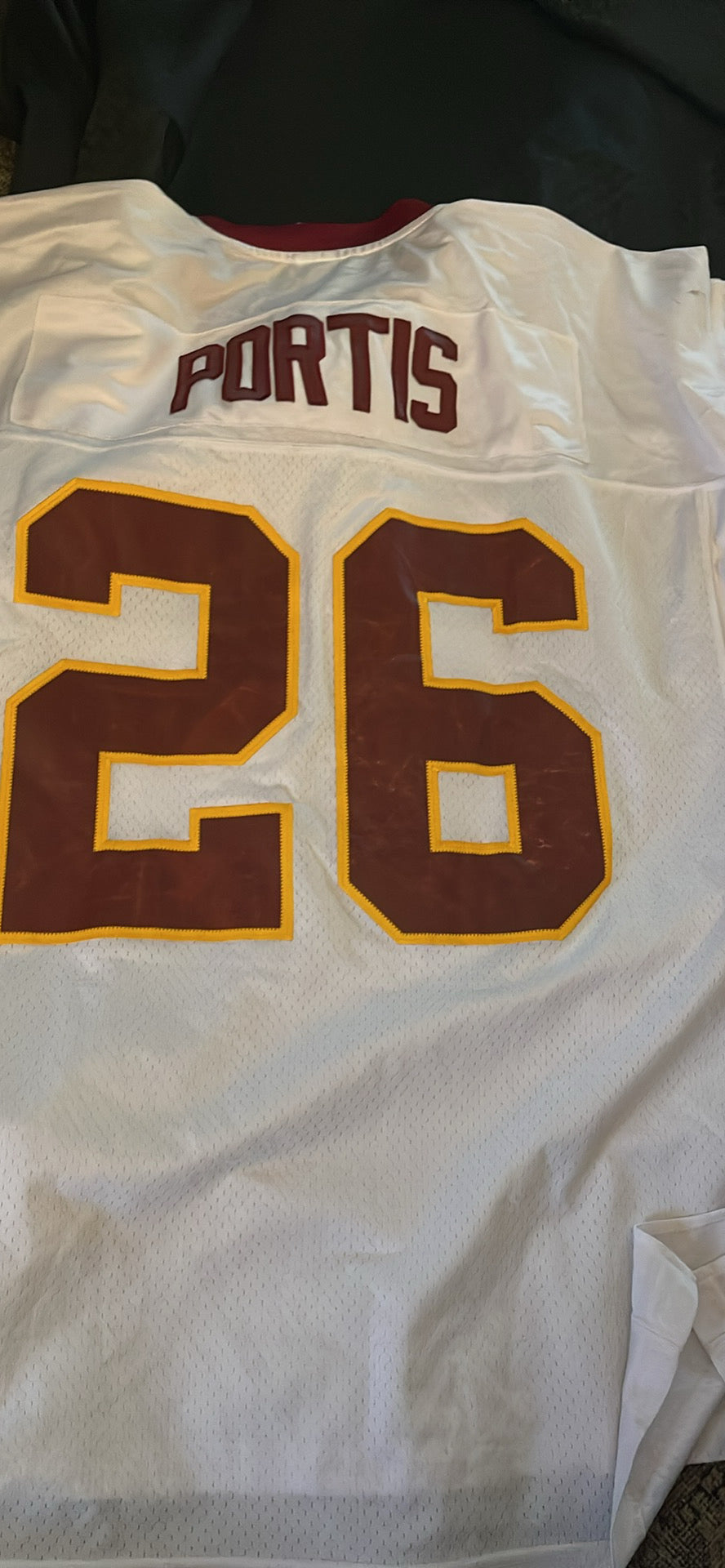 MENS CLINTON PORTIS WASHINGTON REDSKINS JERSEY COMMANDERS #26  REEBOK NFL