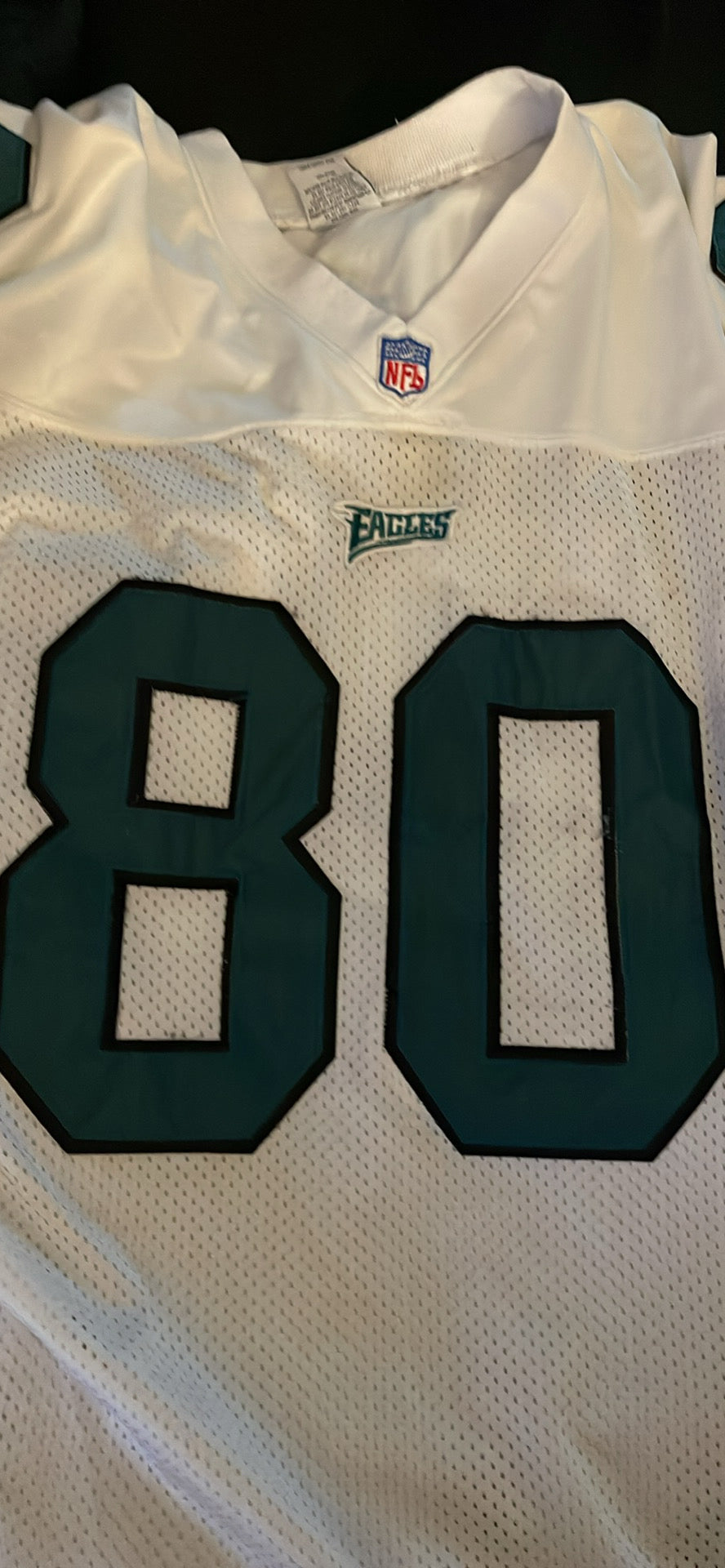 100% Authentic NFL Pro Line Starter Eagles Jersey James Thrash #80