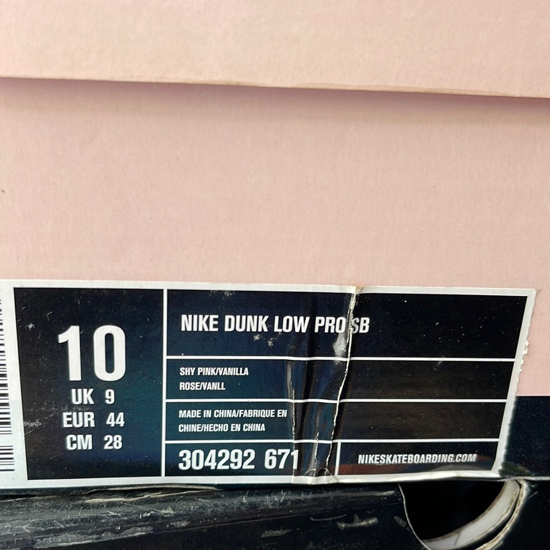 Nike X Stussy Sb Dunk Low Cherry Pink Men Sneakers 304292-671 Vintage