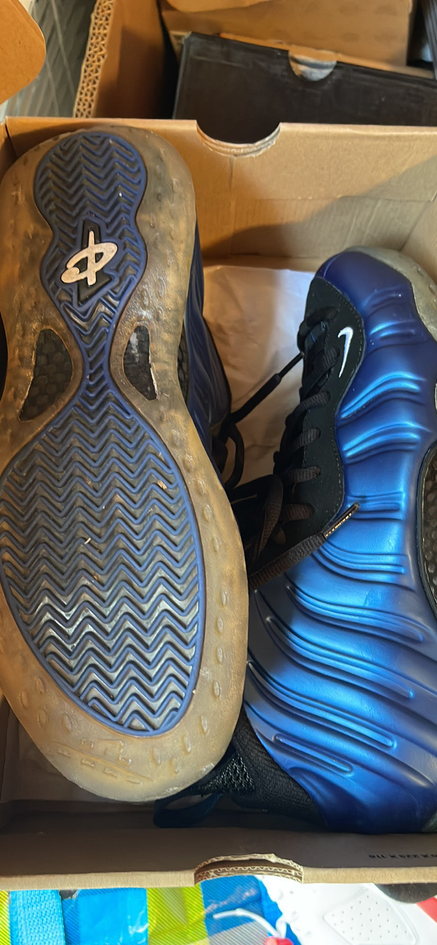 Nike Air Foamposite One Royal Blue Black 2011 314996-500 Mens