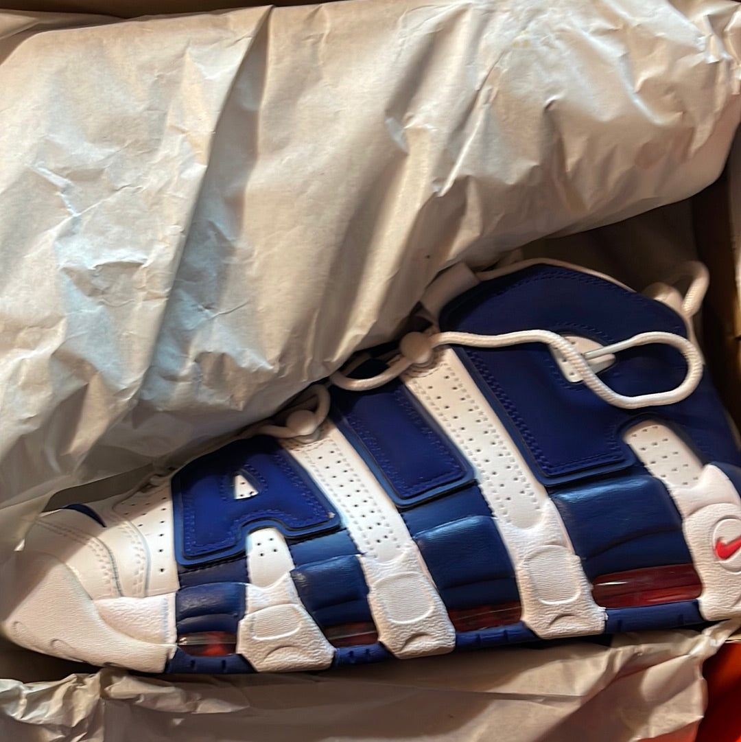 Nike Air More Uptempo Knicks Blue Orange 2017 921948 101