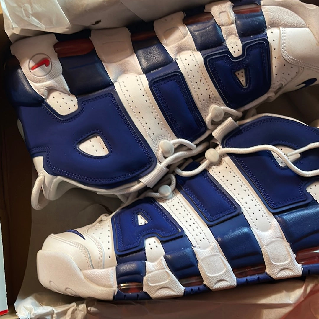 Nike Air More Uptempo Knicks Blue Orange 2017 921948 101