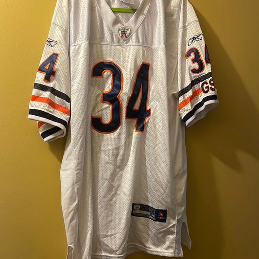 mens NFL walter payton #34 Reebok stitched jersey