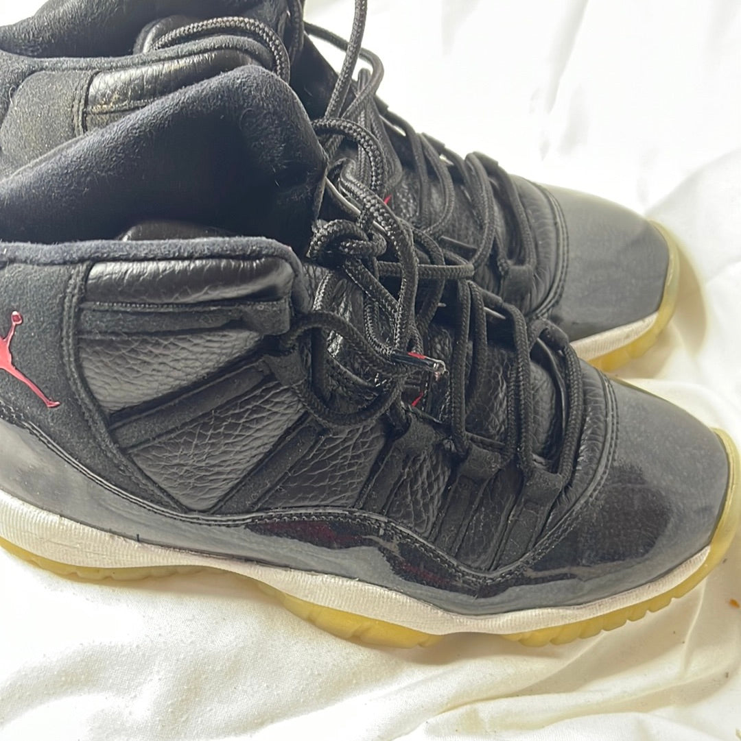 Nike Air Jordan Retro 11 "72-10" (GS) 2015 Black  378038-002