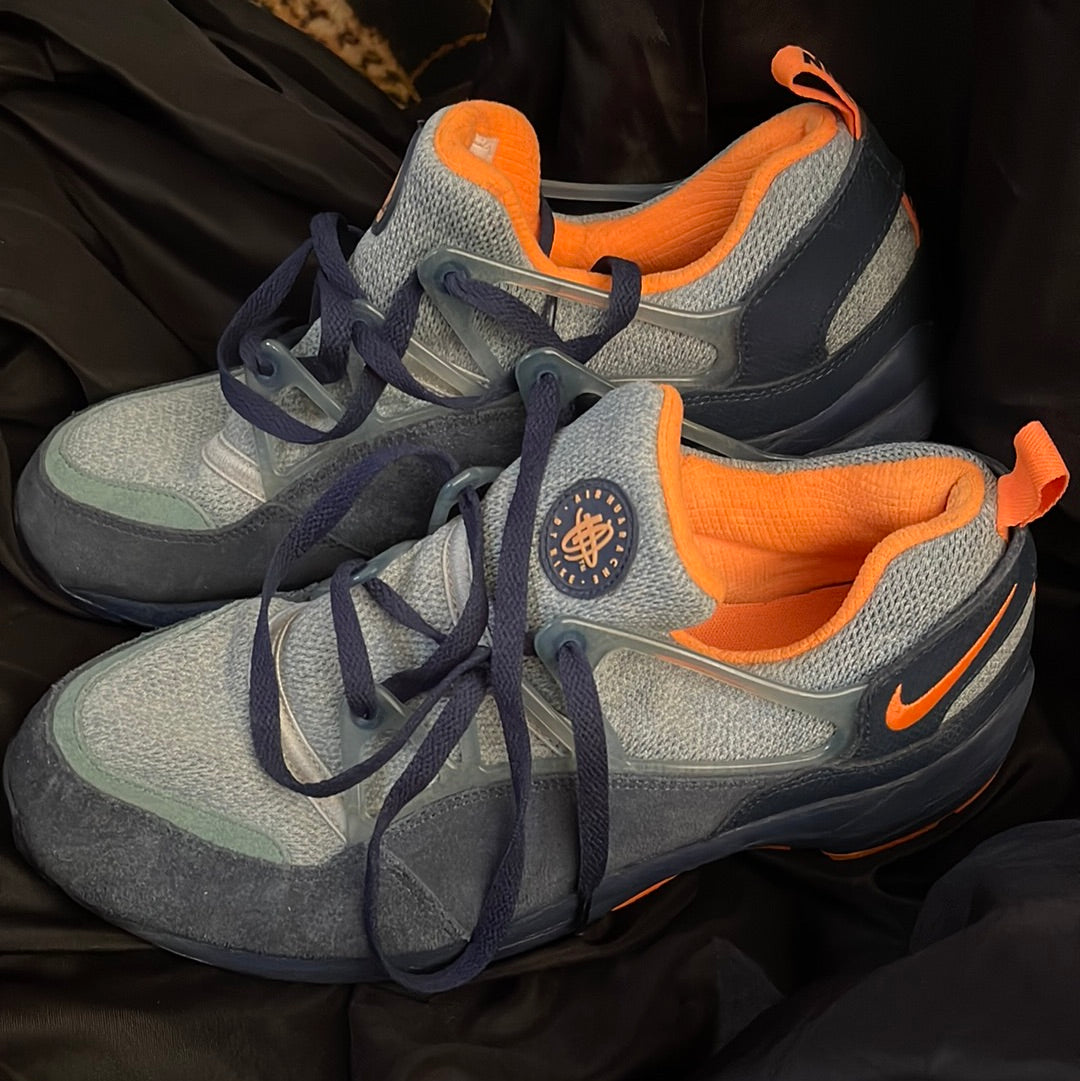 Mens Nike Air Huarache Light Blue Citrus  306127 402