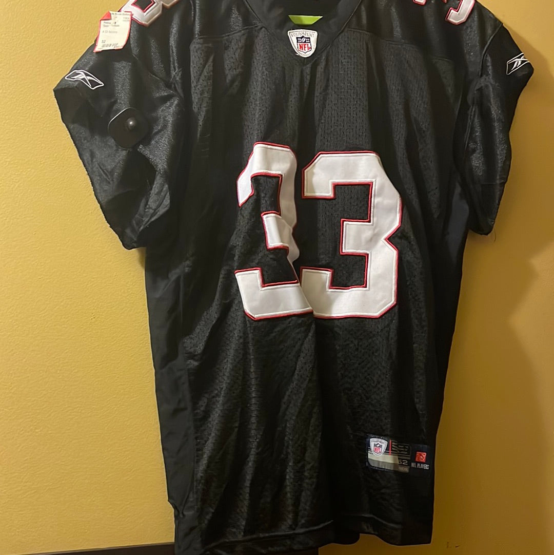 Atlanta Falcons Michael Turner #33 Reebok On Field Black Jersey Mens