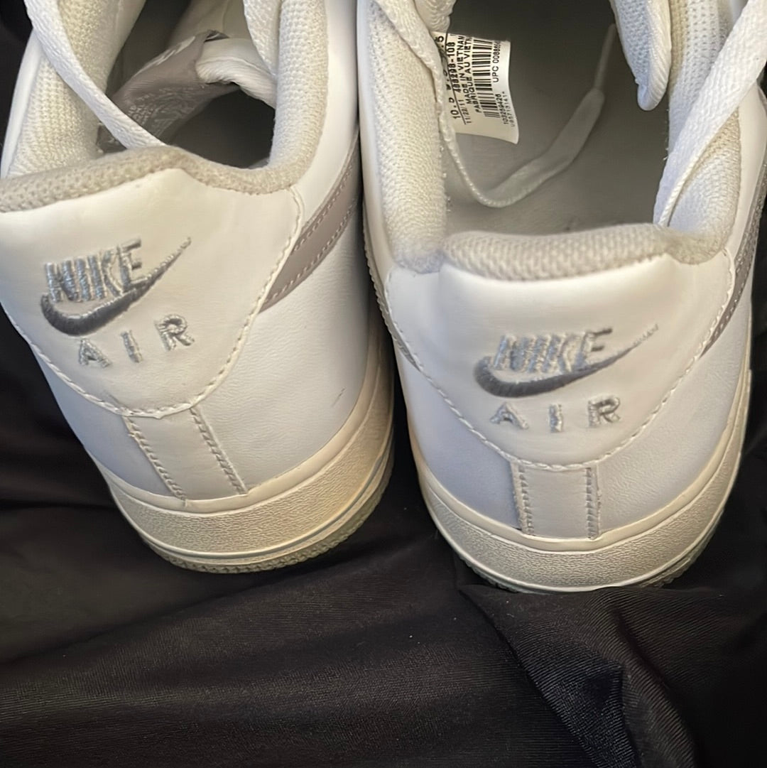 Nike Air Force 1 AF1 Low 488298-108 White Medium Grey Shoes