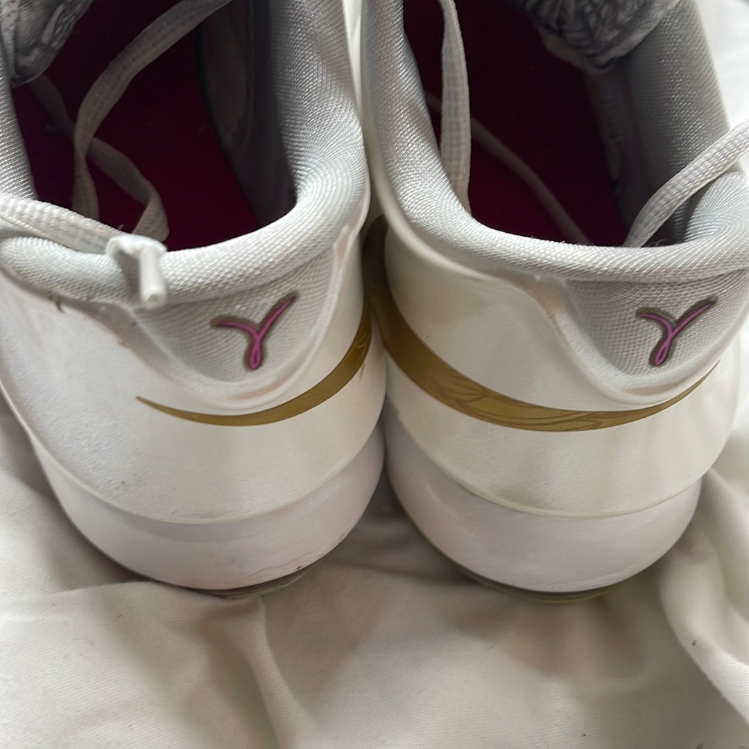 Nike Aunt Pearl 745407-176 White Basketball Sneakers Athletic