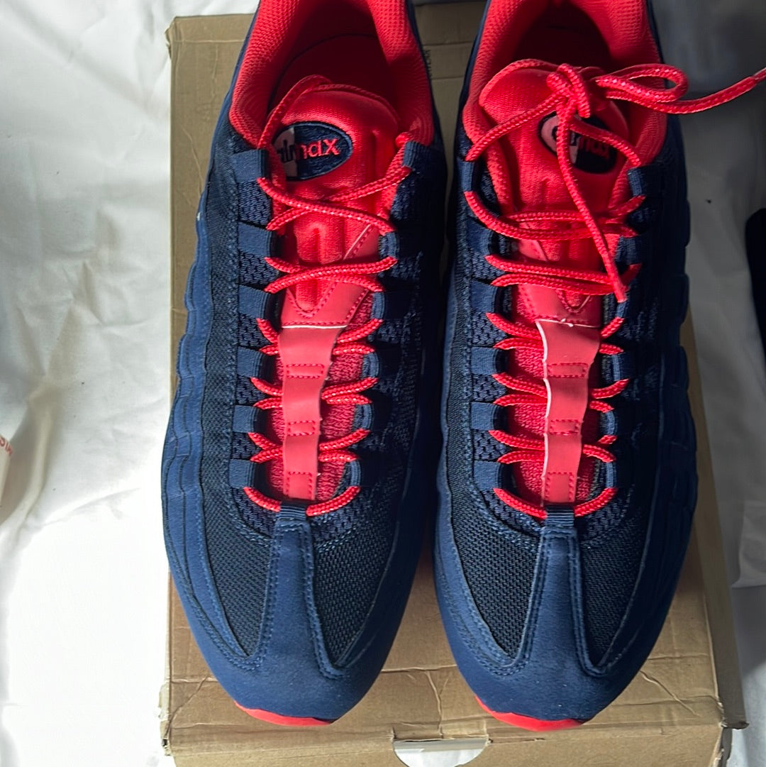 Nike Air Max 95 Obsidian Obsidian Blue/Action Red 609048 400