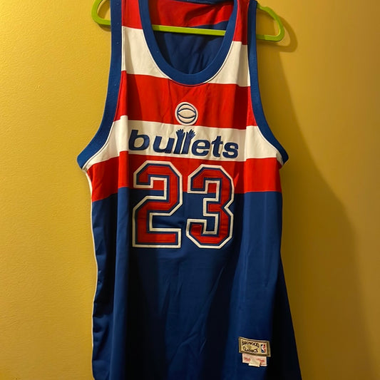 Michael Jordan #23 Washington Bullets Team Nike Basketball Jersey