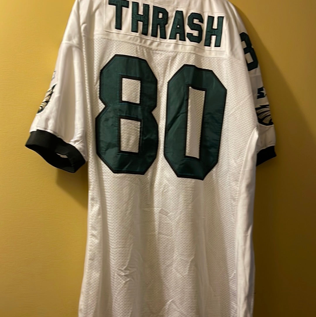 100% Authentic NFL Pro Line Starter Philadelphia Eagles James Thrash #80  Jersey